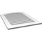Ekena Millwork Arch Top Surface Mount PVC Gable Vent: Functional, w/ 3-1/2"W x 1"P Standard Frame, 26"W x 36"H GVPAR26X3601SF - alternate 5